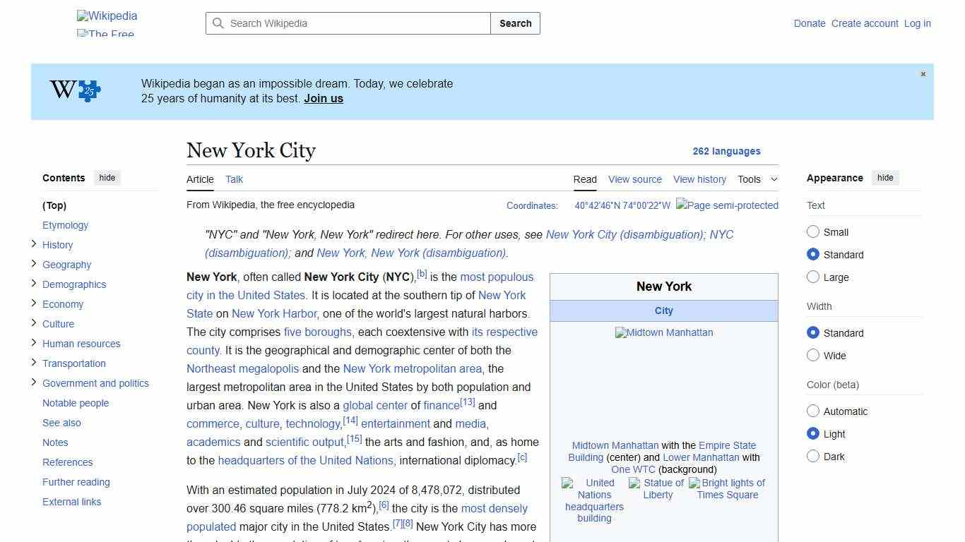 New York City - Wikipedia